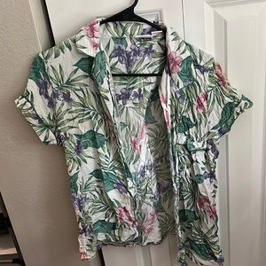 Tommy Bahama sleepwear floral shirt XL